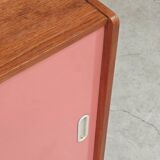 Buffet commode U-452 rose par Jiri Jiroutek pour Interier Praha 1960