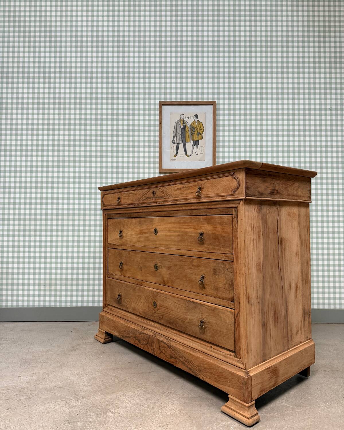 Renovated Louis-Philippe chest of drawers