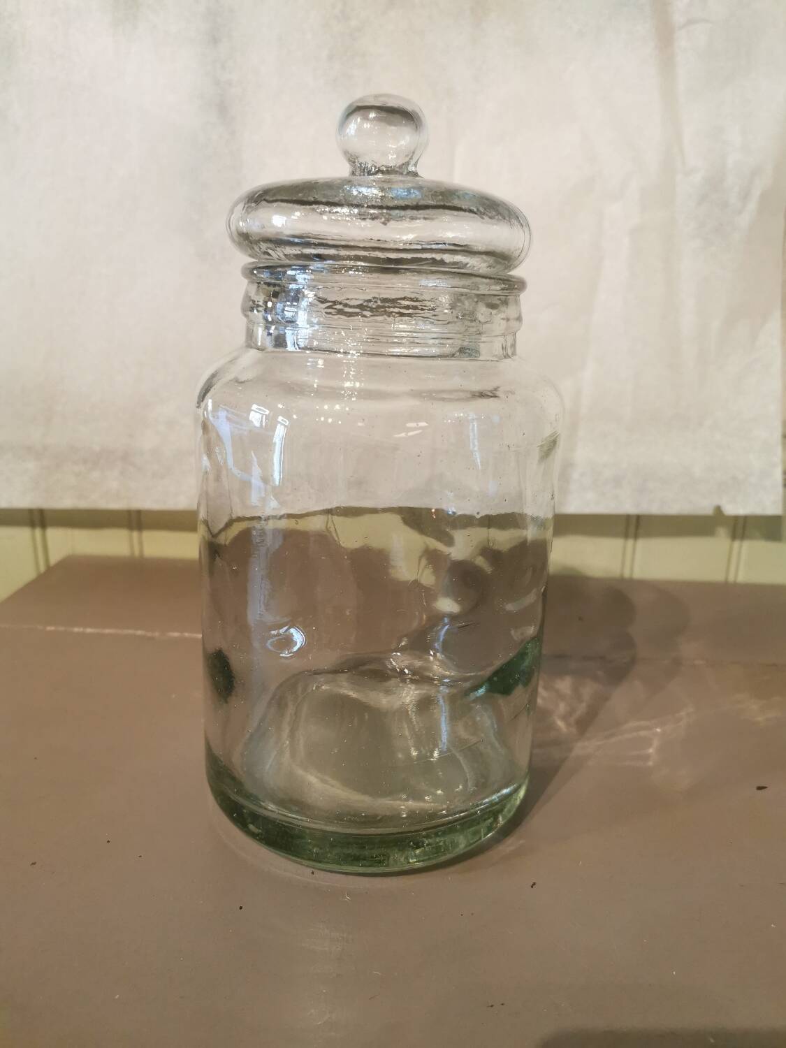 Old glass jar