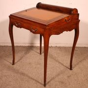 walnut gaming table from the Napoleonic III period