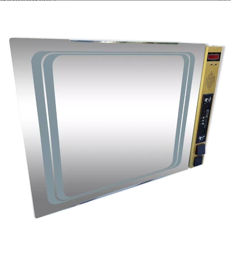 Vintage radio light mirror