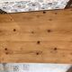 Vintage solid wood desk, 2 drawers