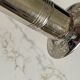 Silver metal candle holders