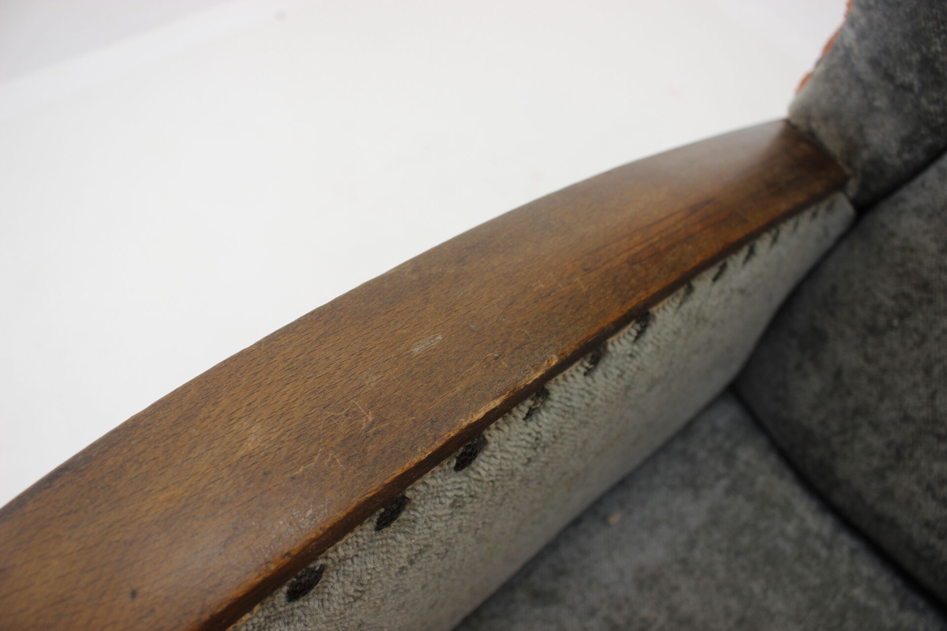 1940s Pair of Large Wing Chairs, Czechoslovakia