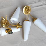 Pair of 2 lights of modernist style 1950