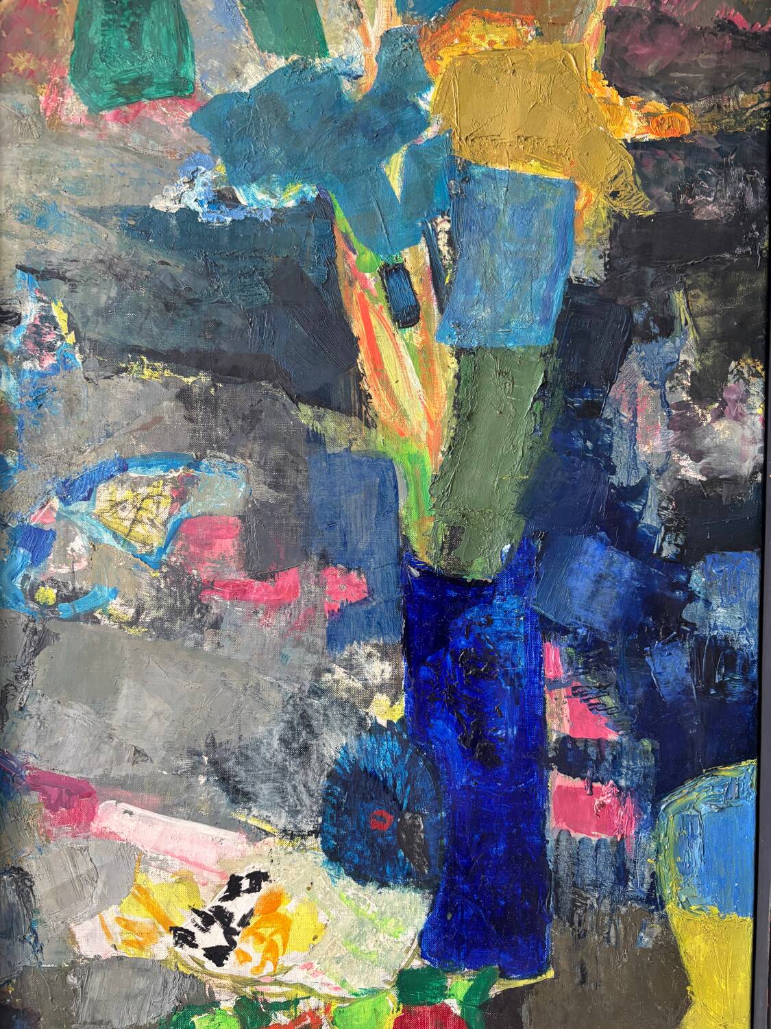 Abstract still life signed