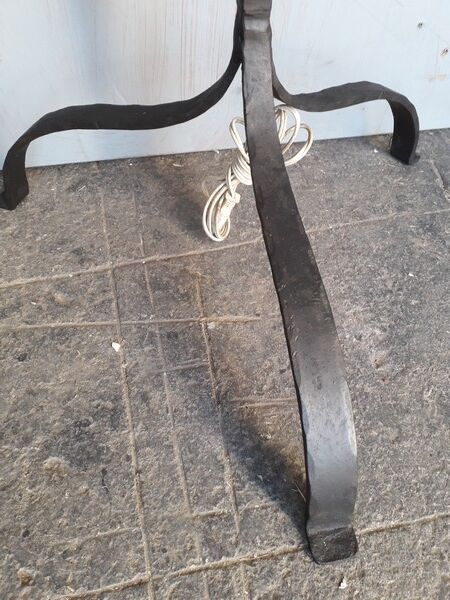 Lamppost wrought iron ep 1930/40 art deco