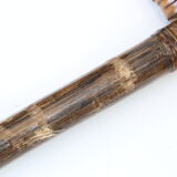 Rattan wall coat holder