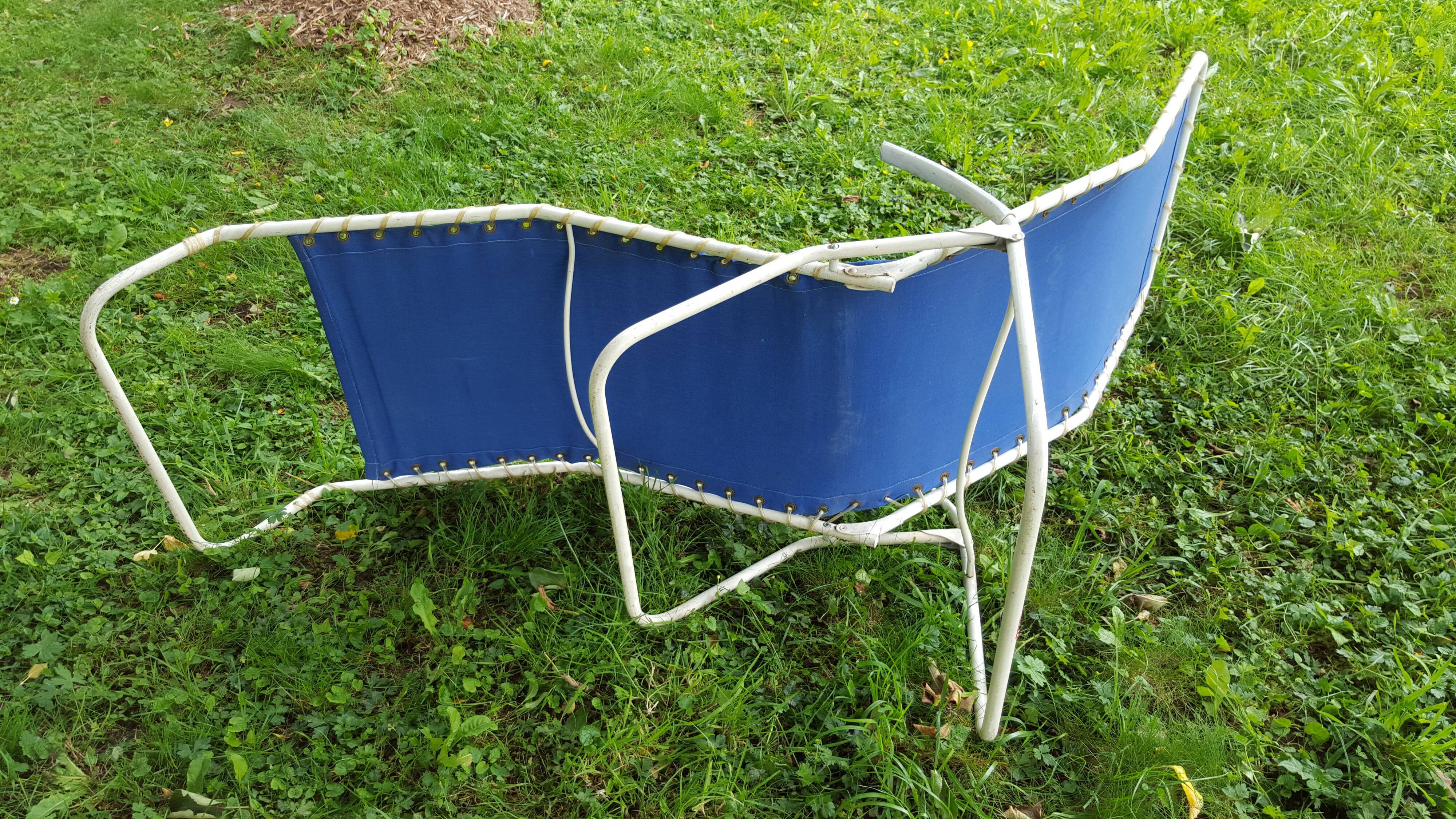 Homa Denmark vintage sunbed lounger
