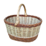 Wicker and cane basket