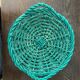 Large woven ceramic basket