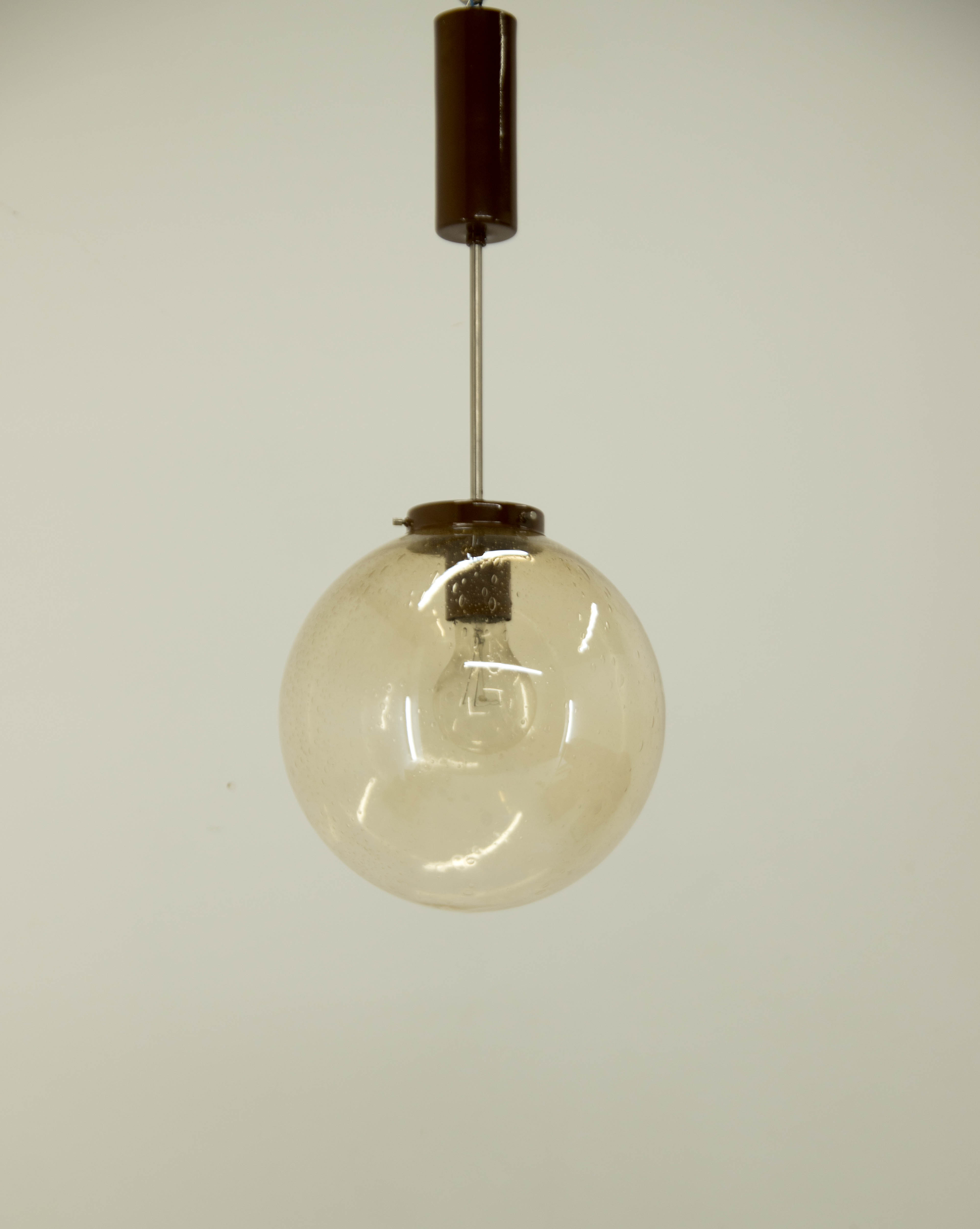 Mid-Century Blown Glass Pendant, 1970s, Five Items Available