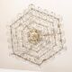 Extra-large glass Tulip chandelier by Kaiser, Germany, 1960s.