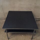 Kron grey metal square coffee table