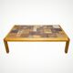Danish coffee table with ceramic top, 1960s