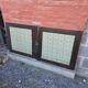 Pair of old solid oak doors