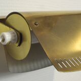 Scandinavian wall lamp in golden brass