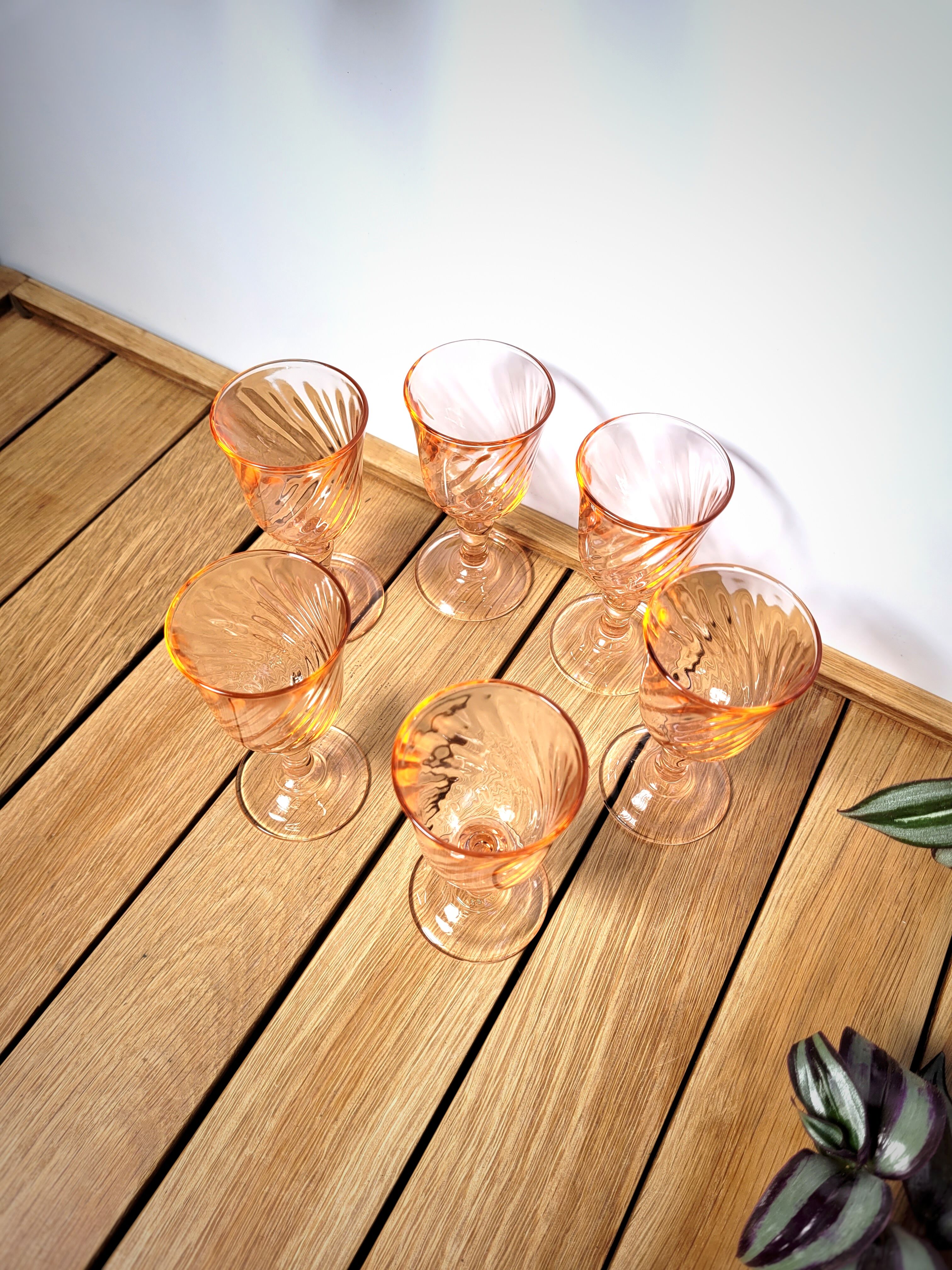Set 6 Rosaline glasses