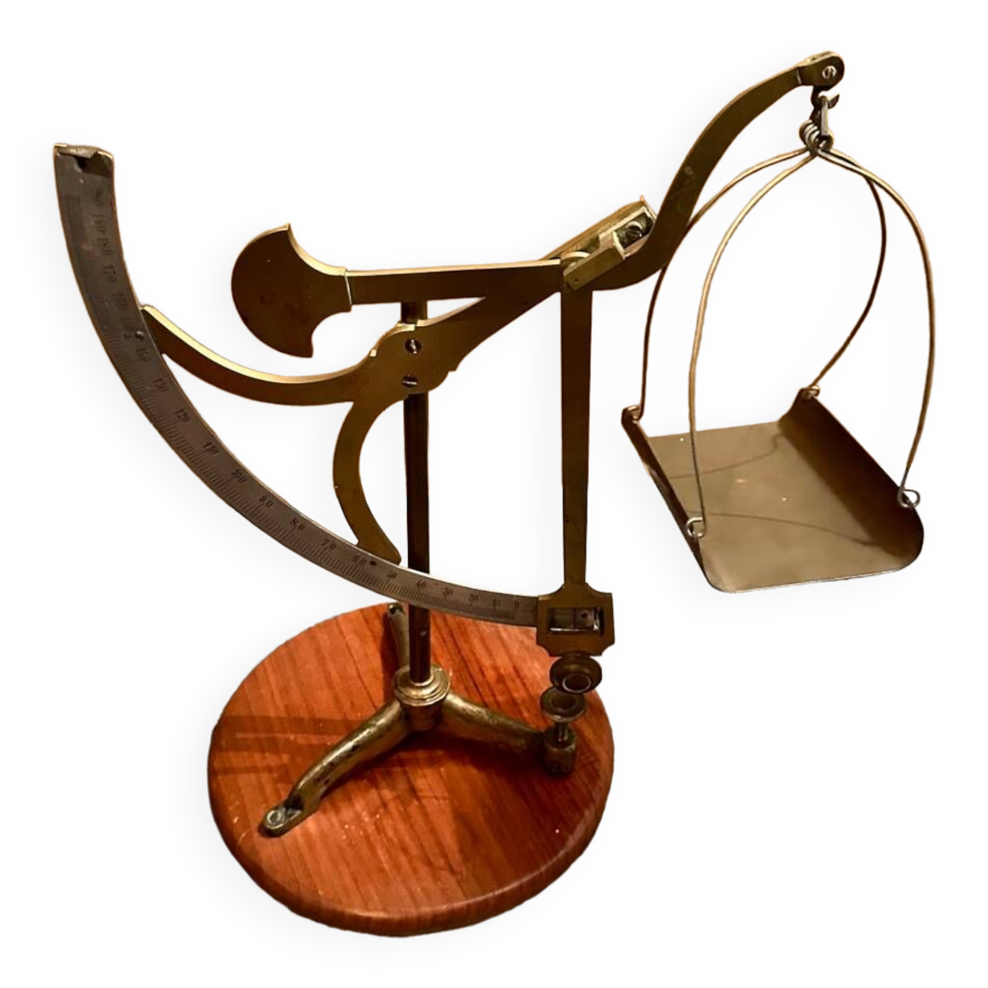 Old scale weighs mail