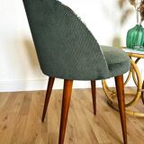 Cocktail Chair, Green Velvet