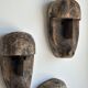 Large Timor mask in patinated wood H:50cm (1)