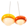 Space Age Model Best Pendants from Guzzini, 1970s, set of 2