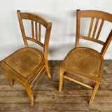 Wooden chair Bistrot Retro bohemian vintage brasserie Lutherma