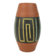 mid century VASE duemler & breiden model 50/20 sgraffito and abstract decor
