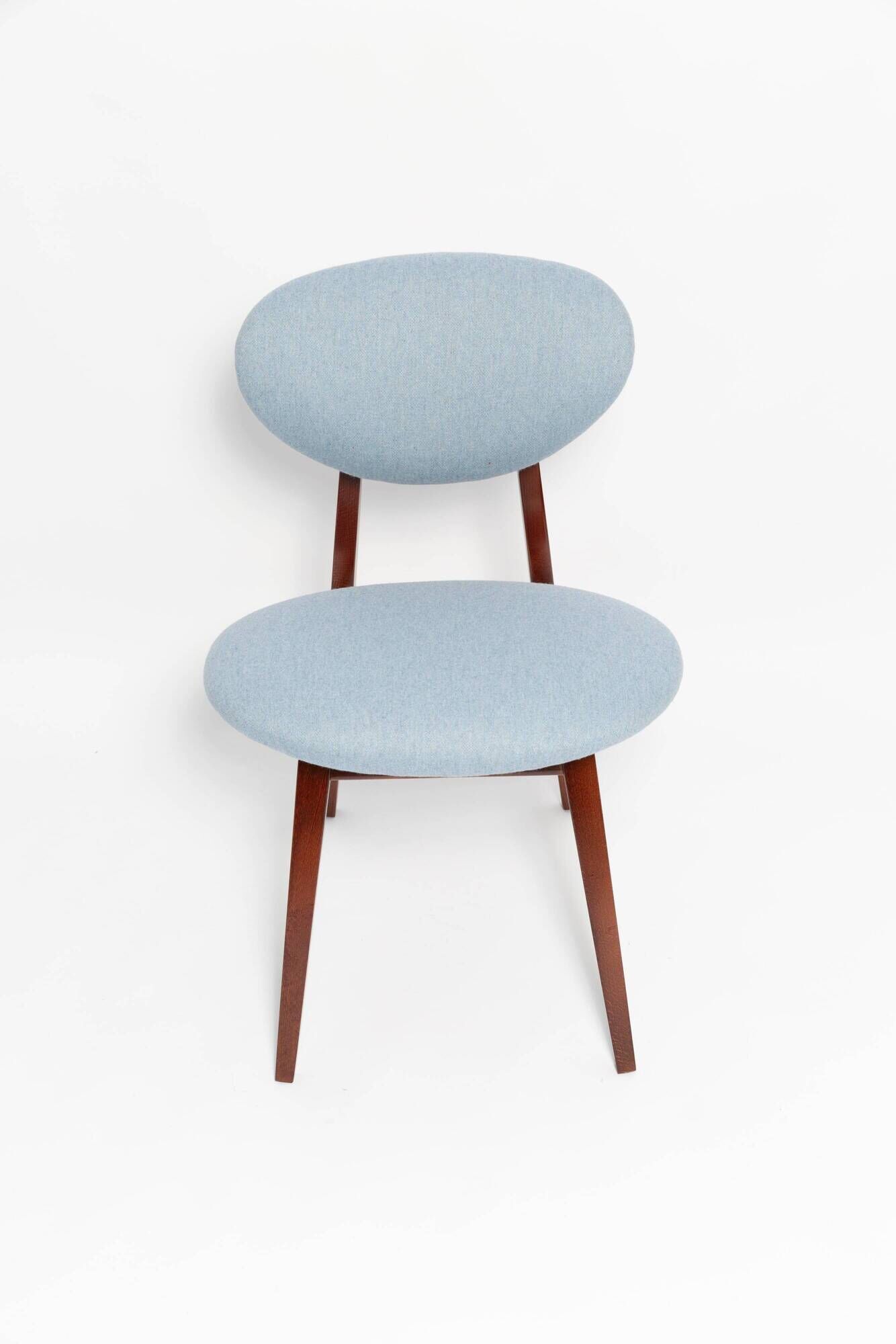 Blue Mushroom Chair Mid-Century, Type 200/128, by J. Kedziorek, Europe, 1960s
