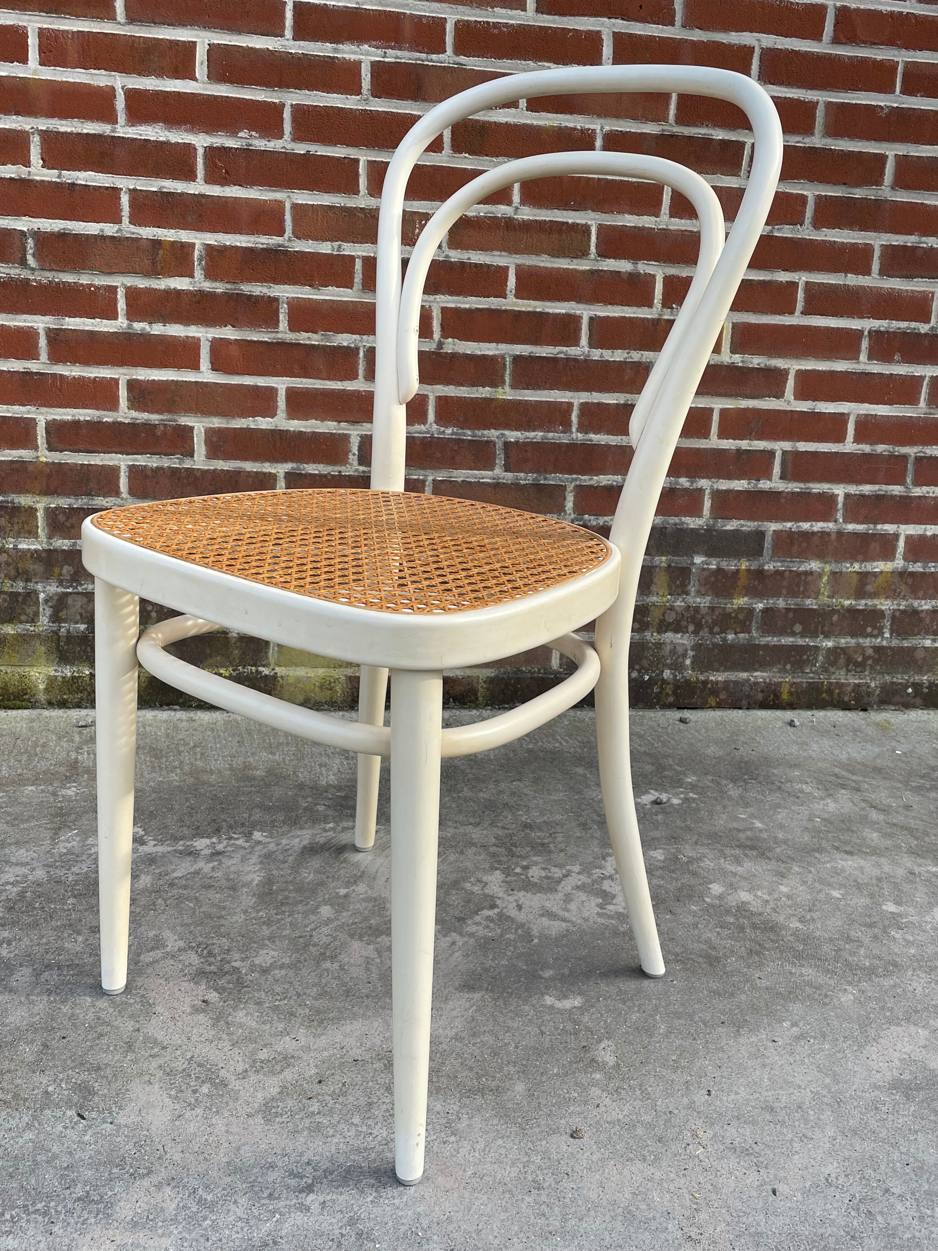 Vintage Thonet no 14 authentic white