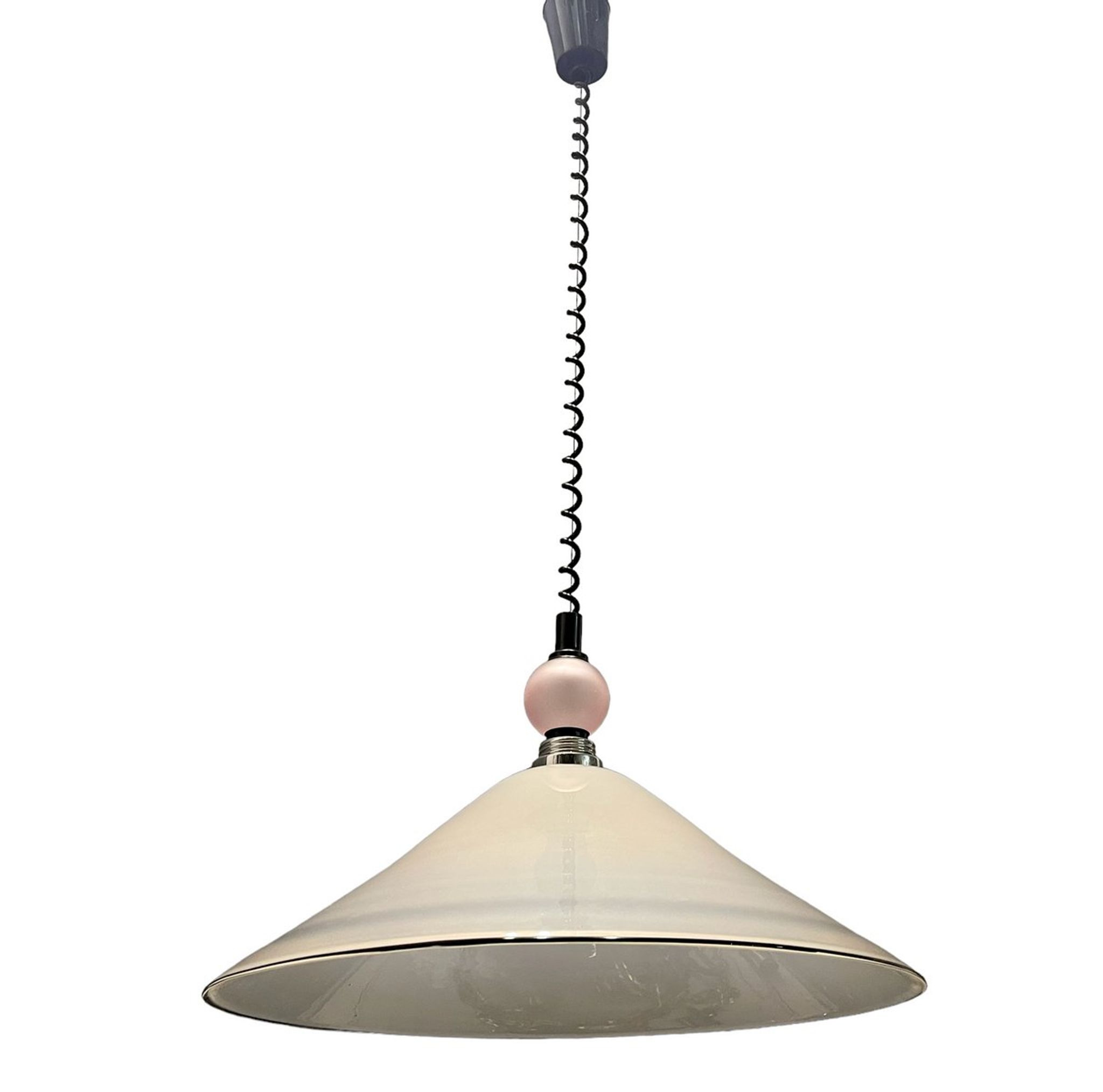Suspension en verre de Murano, années 1970