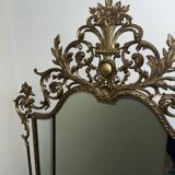 Magnificent baroque brass mirror