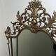 Magnificent baroque brass mirror