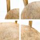 Chaise vintage Frankfurter en bois massif Mid-Century design classique pour