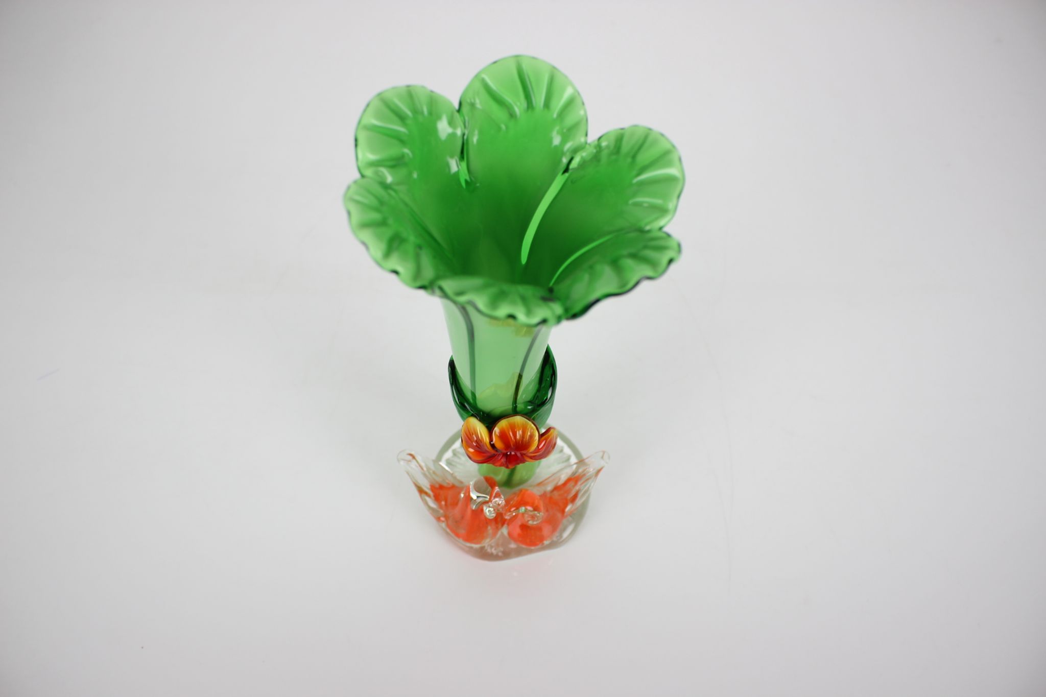 Mid-century glass vase, 1960's.