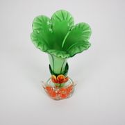 Mid-century glass vase, 1960's.