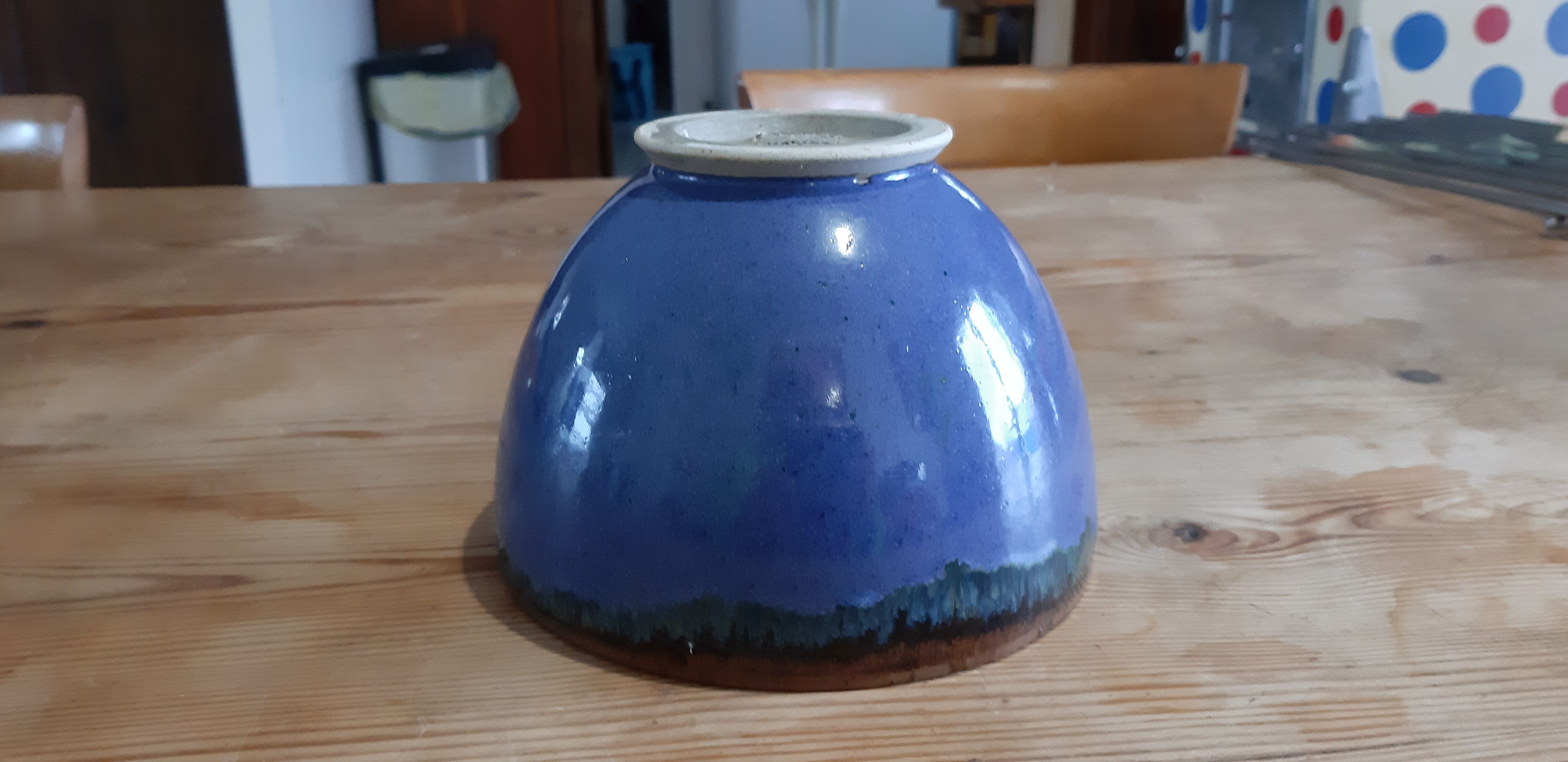Bowl in glazed sandstone Arc Terres Bergerac