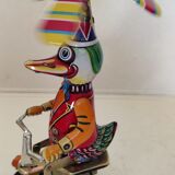 Duck mechanical toy with tinplate metal key