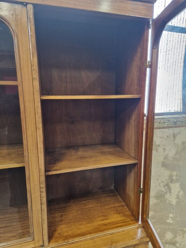 Bibliothèque vitrée 6 portes
