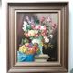 Still Life with Flowers and Fruits signed by Georges Mallet