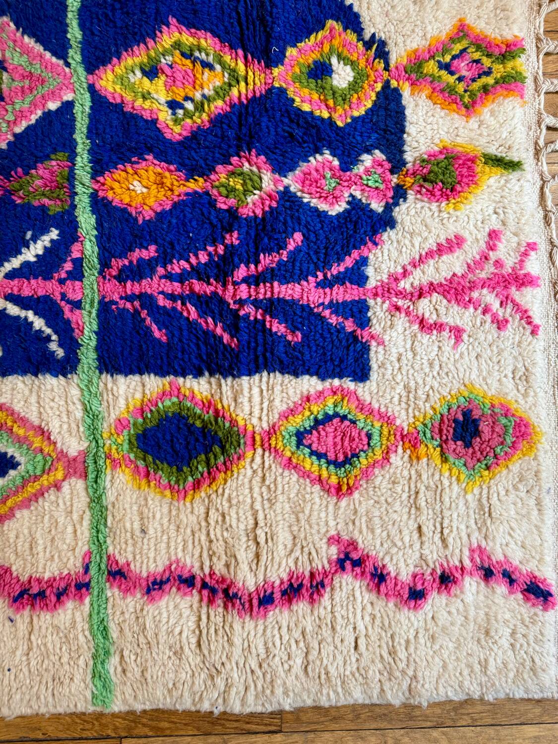 Beni Ouarain Berber rug 100% wool
