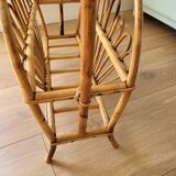 Rattan magazine holder