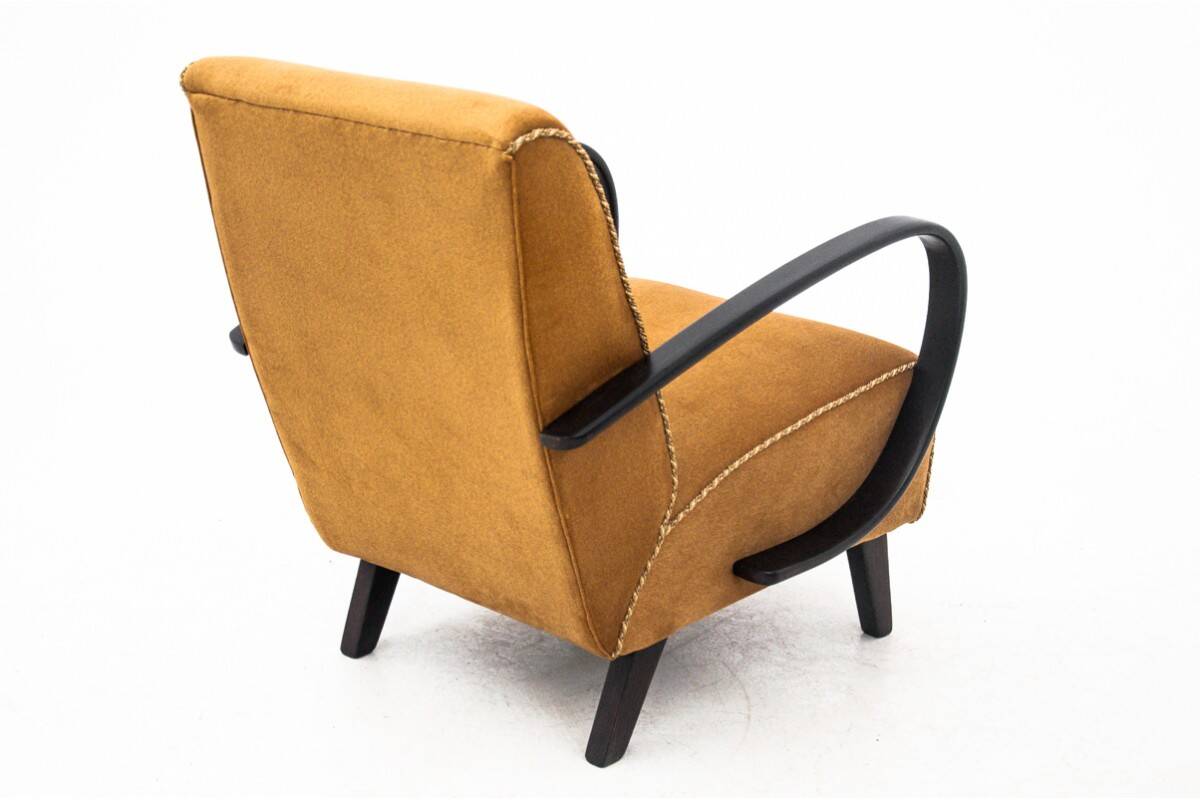 Paire de fauteuils Art Déco, design J. Halabala, République tchèque, années 1930