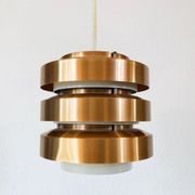 Hanging lamp in copper and metal 1960s