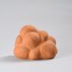 Organic ceramic sculpture, circa 1970.