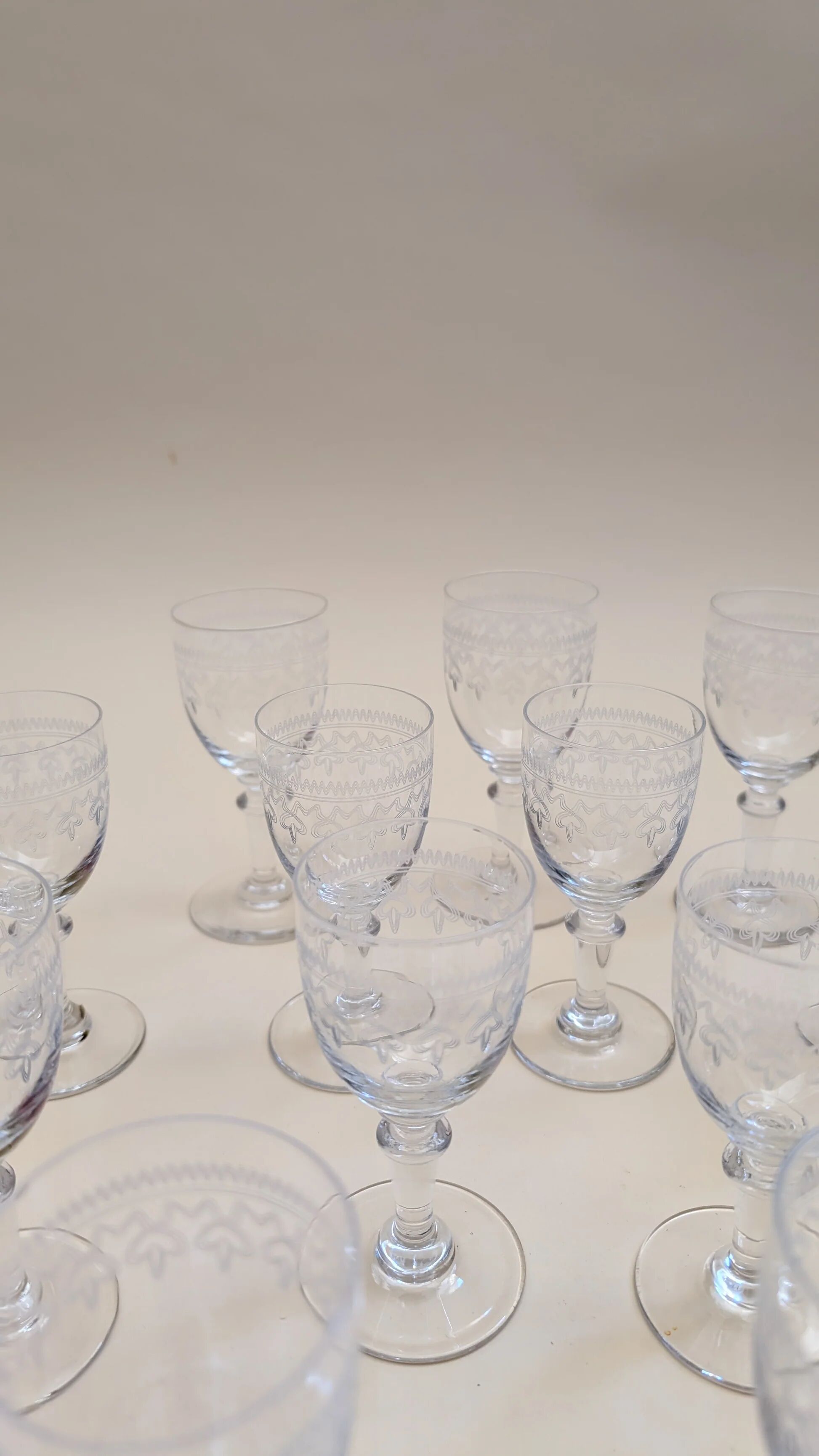 Engraved glasses