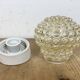 Vintage White Porcelain Wall Light, 1970s