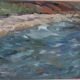 Original Mid Century Swedish Oil on Panel – “Seashore” by LV 1962 – Signed