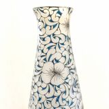 Glass paste vase signed Leune, Art Nouveau
