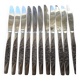 Set of 11 National Stainless knives (Japan)